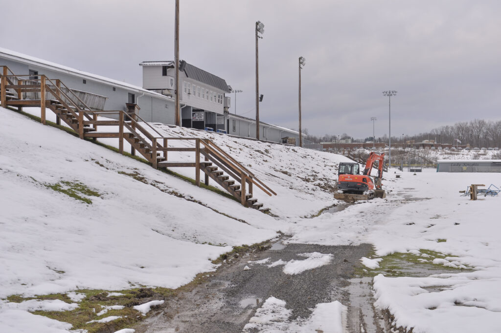 Brand new bleachers